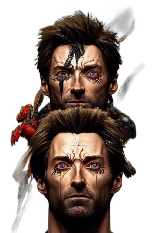 face, crown, mask, concept art transparent PNG cut-out