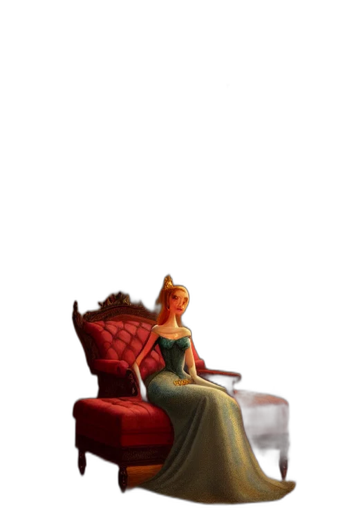 furniture, crown, dress, robot transparent PNG cut-out