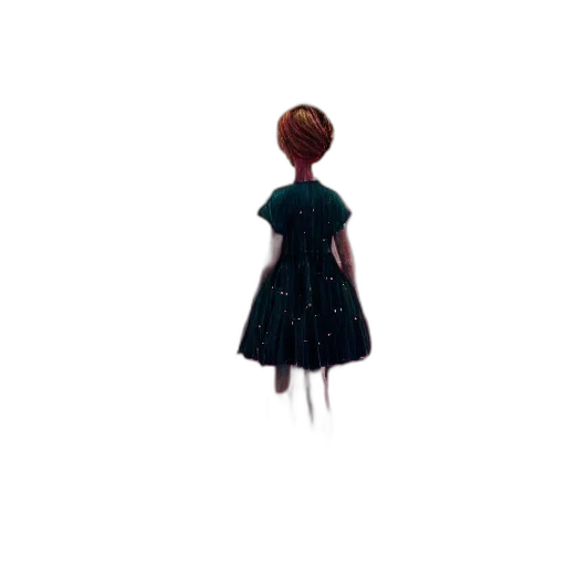 dress, robot, creature, hair transparent PNG cut-out