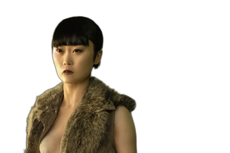 photorealistic, 3d render, rinko, kikuchi transparent PNG cut-out