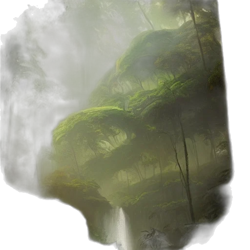 tree, dragon, sword, creature transparent PNG cut-out
