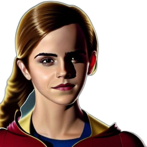 face, comic book art, photorealistic, cartoon transparent PNG cut-out
