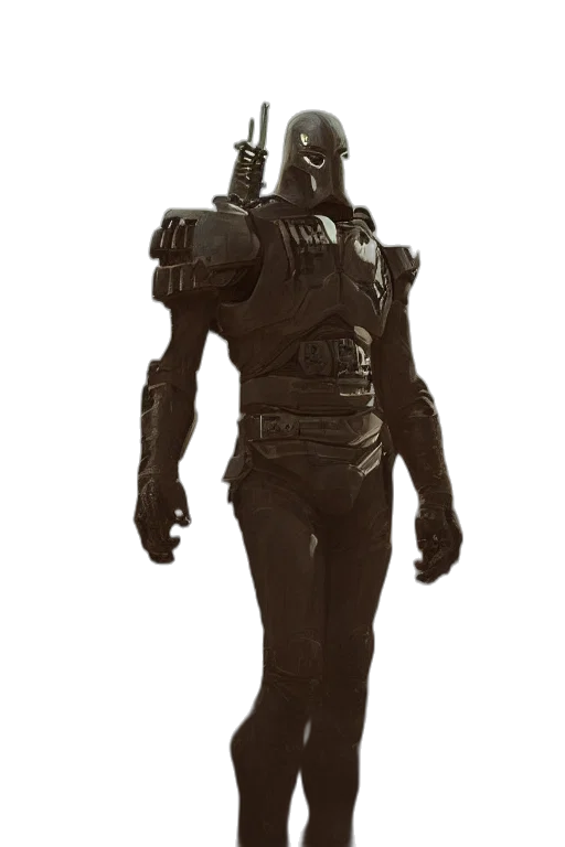 robot, staff, creature, mask transparent PNG cut-out