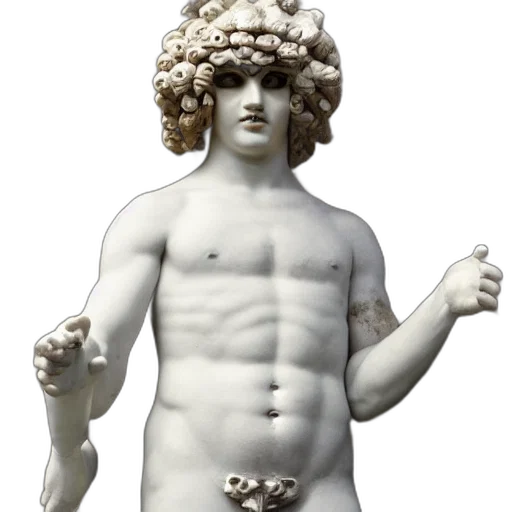 creature, food, 3d render, vaporwave transparent PNG cut-out