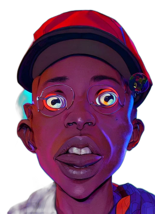 face, mask, creature, hat transparent PNG cut-out
