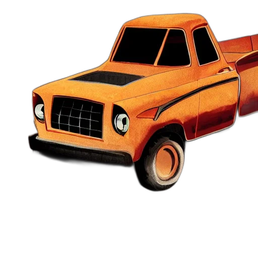 car, 3d render, concept art, photorealistic transparent PNG cut-out