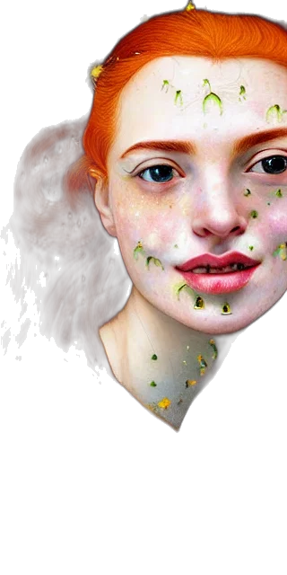 face, mask, creature, crown transparent PNG cut-out