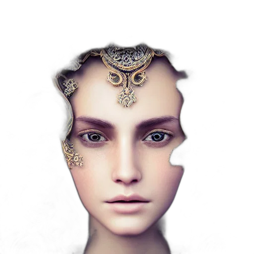 mask, crown, face, jewelry transparent PNG cut-out