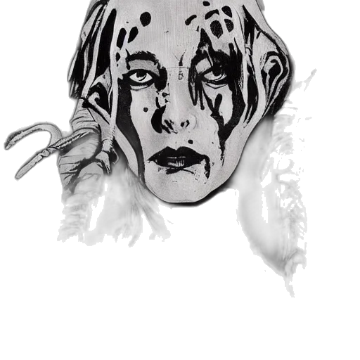 mask, face, creature, jewelry transparent PNG cut-out