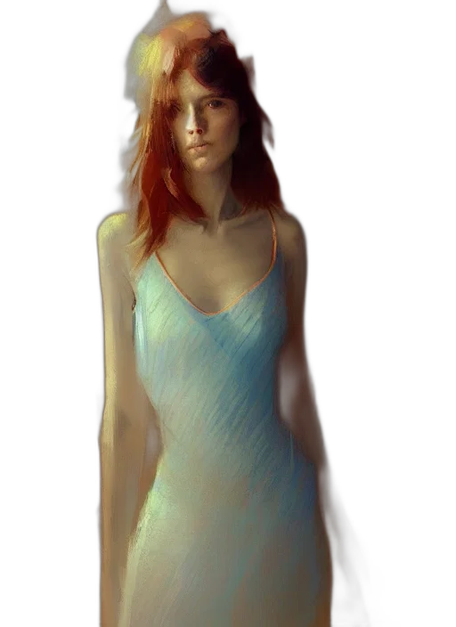 dress, face, robot, jewelry transparent PNG cut-out