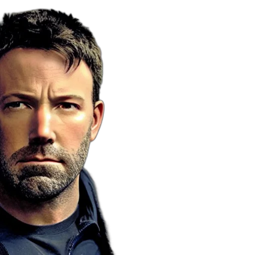face, photorealistic, comic book art, ben transparent PNG cut-out