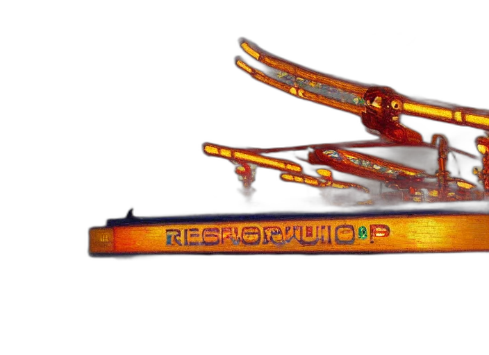 weapon, jewelry, staff, 3d render transparent PNG cut-out