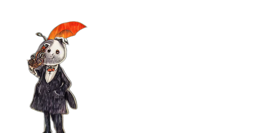 crown, animal, staff, hat transparent PNG cut-out