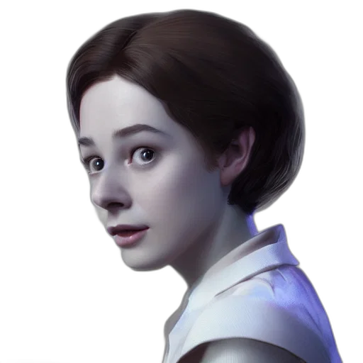 robot, face, staff, creature transparent PNG cut-out