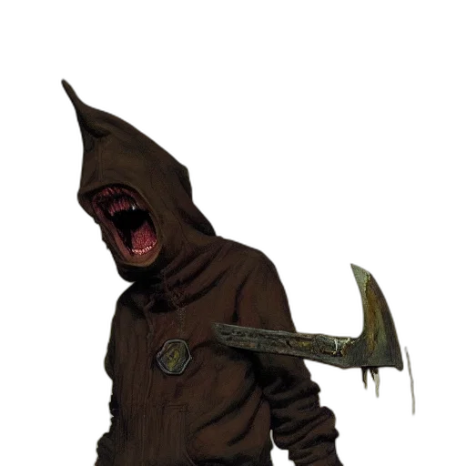 staff, creature, mask, weapon transparent PNG cut-out