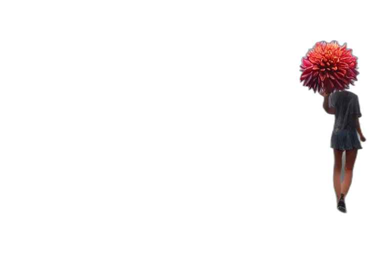 animal, flower, staff, creature transparent PNG cut-out
