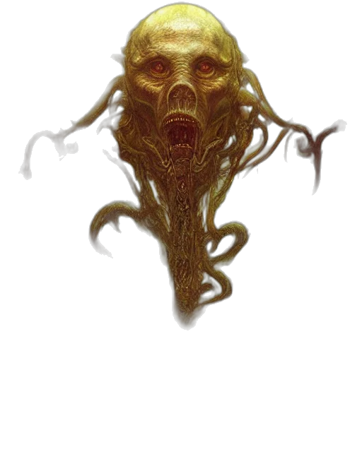 mask, creature, face, staff transparent PNG cut-out