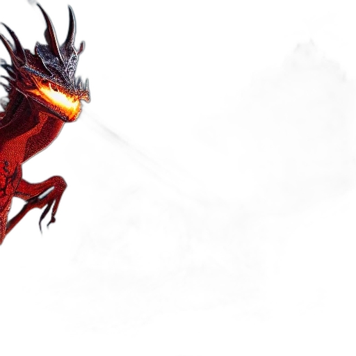 dragon, creature, animal, weapon transparent PNG cut-out