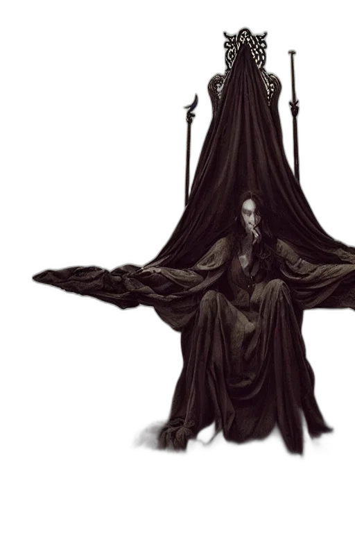 dress, staff, crown, sword transparent PNG cut-out