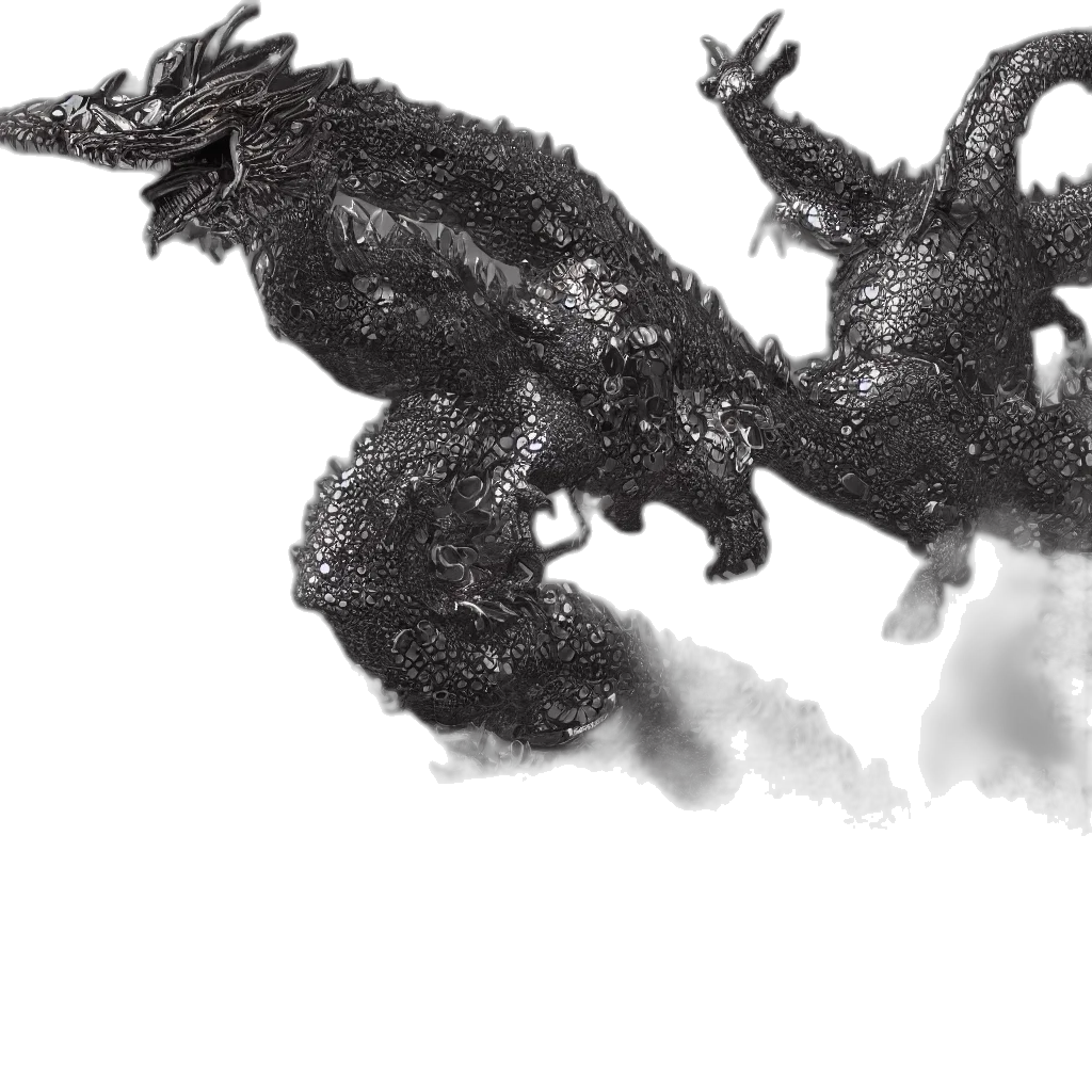 dragon, creature, animal, weapon transparent PNG cut-out