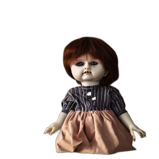 dress, creature, face, robot transparent PNG cut-out