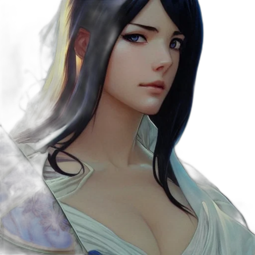 face, dress, staff, crown transparent PNG cut-out