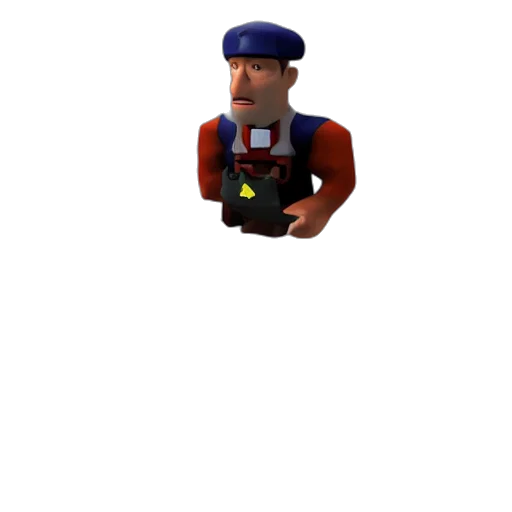 robot, staff, hat, weapon transparent PNG cut-out