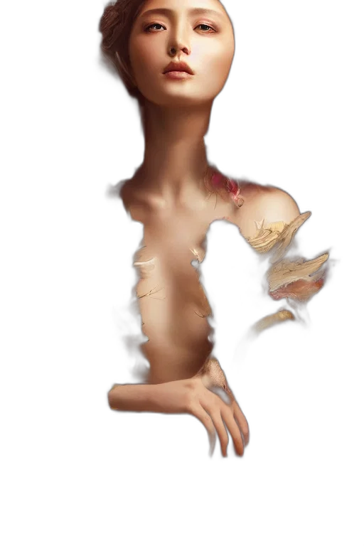 face, creature, jewelry, mask transparent PNG cut-out