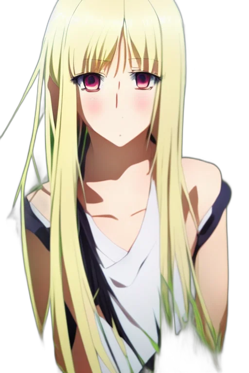 dress, hair, staff, face transparent PNG cut-out