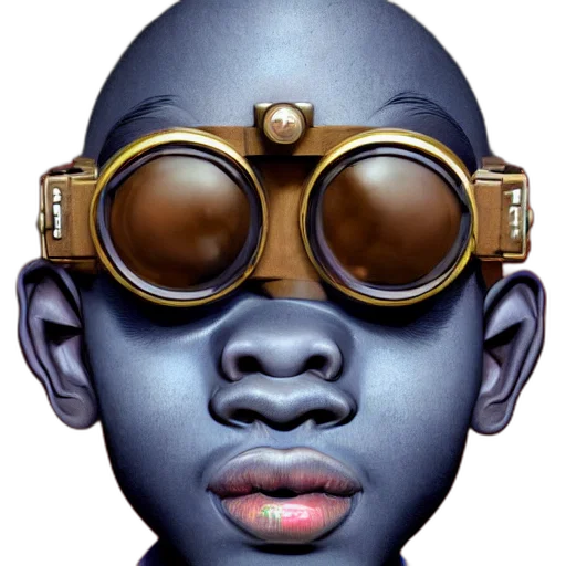 face, mask, concept art, photorealistic transparent PNG cut-out