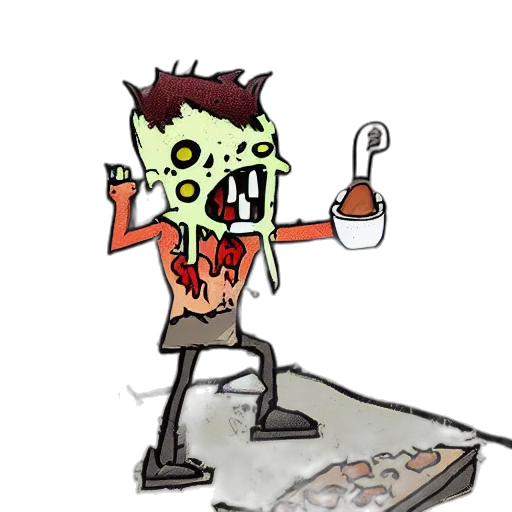 food, creature, staff, robot transparent PNG cut-out
