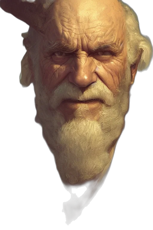 face, mask, staff, creature transparent PNG cut-out