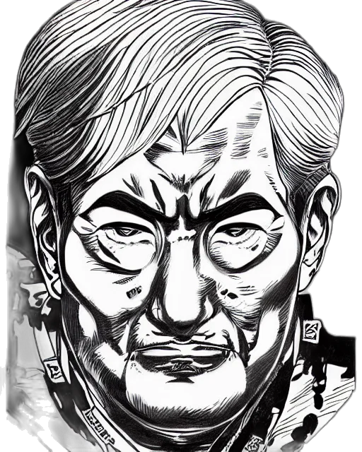 face, mask, comic book art, cartoon transparent PNG cut-out