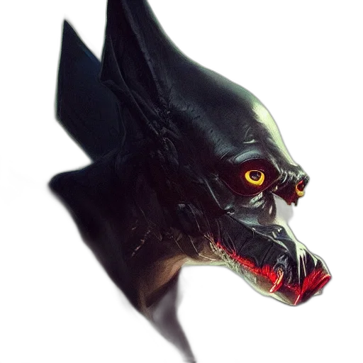 dragon, mask, creature, face transparent PNG cut-out