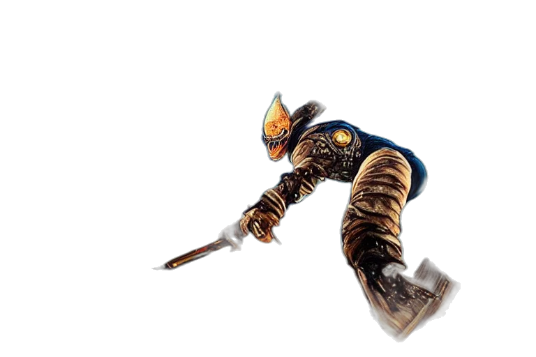 sword, weapon, staff, robot transparent PNG cut-out