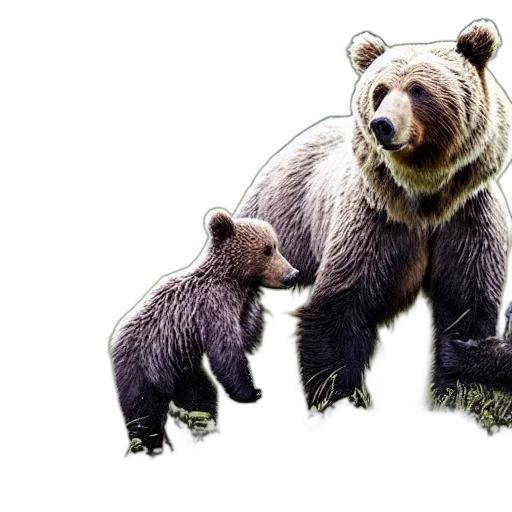 animal, photorealistic, concept art, 3d render transparent PNG cut-out