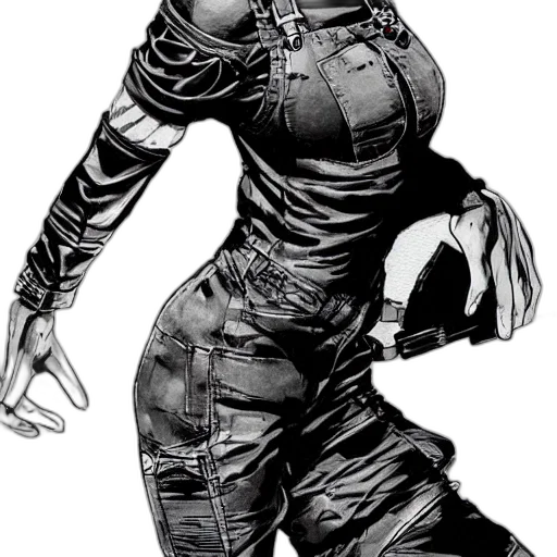 jacket, dress, weapon, robot transparent PNG cut-out