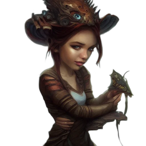 dragon, staff, creature, weapon transparent PNG cut-out