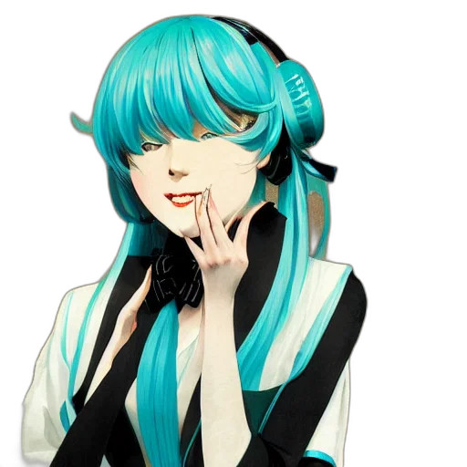 staff, anime, 3d render, cartoon transparent PNG cut-out