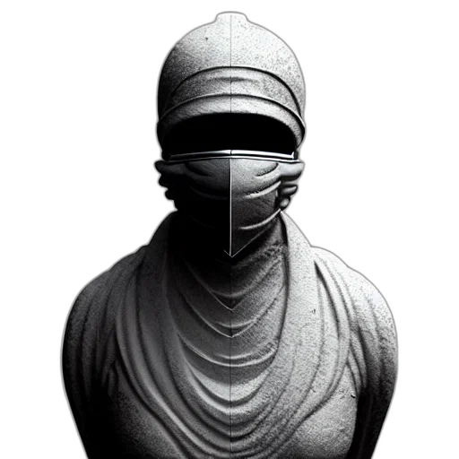 mask, face, staff, sword transparent PNG cut-out