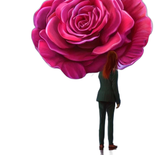 flower, crown, umbrella, jacket transparent PNG cut-out