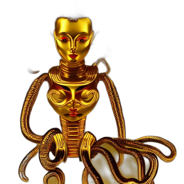 jewelry, crown, mask, staff transparent PNG cut-out