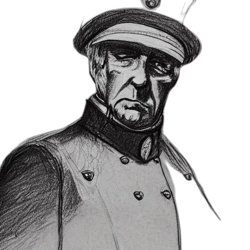 staff, hat, face, jacket transparent PNG cut-out