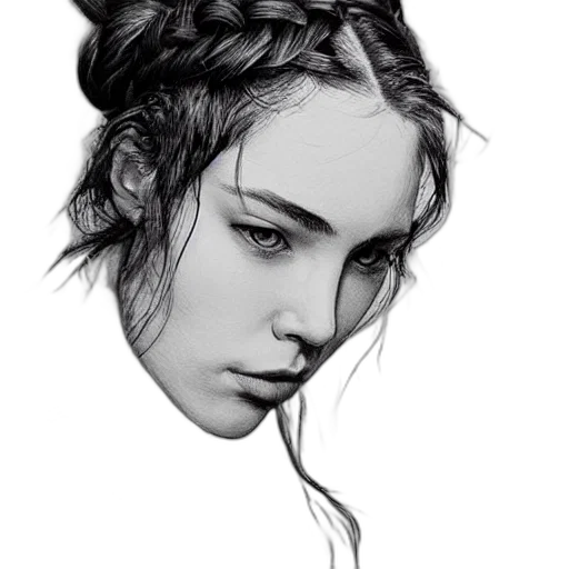 crown, face, hair, dragon transparent PNG cut-out