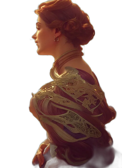 dress, crown, jewelry, jacket transparent PNG cut-out