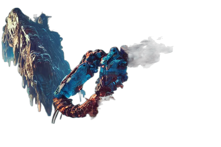 dragon, sword, weapon, robot transparent PNG cut-out