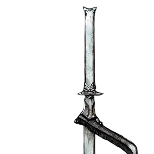 sword, weapon, staff, crown transparent PNG cut-out