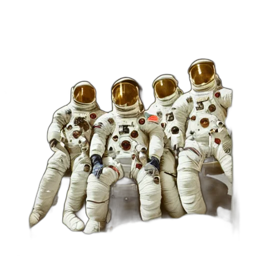 staff, jacket, mask, robot transparent PNG cut-out
