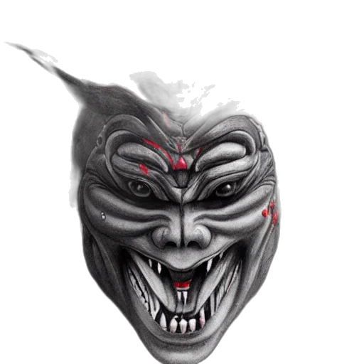mask, face, creature, concept art transparent PNG cut-out
