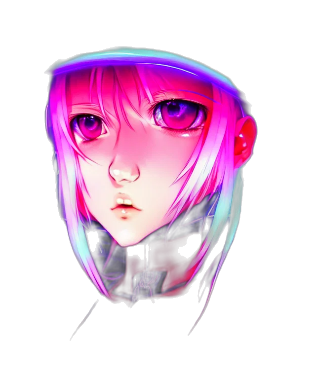 face, robot, mask, jacket transparent PNG cut-out